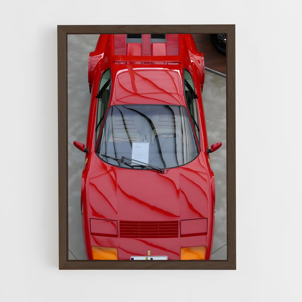 Poster Passion Rouge 512 Esprit vibrant – affiche Ferrari (vue 5)